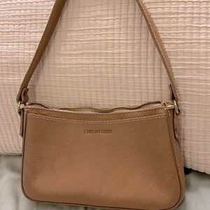 Portland Leather Goods Lucy shoulder bag, Almond